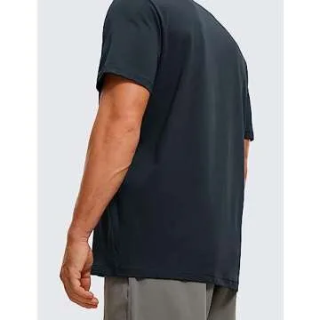 Comfortable Men's Short Sleeve Tee for Workouts and Casual Wear