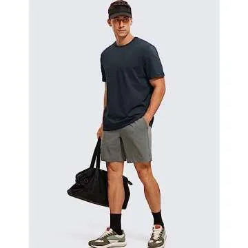 Comfortable Men's Short Sleeve Tee for Workouts and Casual Wear