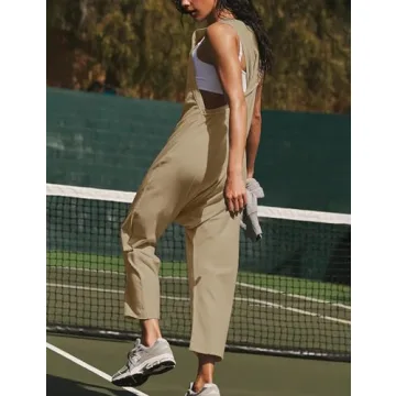 Stylish TBETNE Womens Summer Twisted Back Jumpsuit