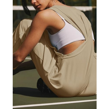 Stylish TBETNE Womens Summer Twisted Back Jumpsuit