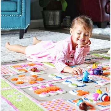 IVI Beach House Play Rug - Safe & Fun for Kids