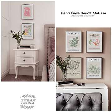 12PCS Matisse Poster, Danish Pastel Room Decor, Minimalist Wall art, Matisse Wall Art, Wall Art for Living room and Bedroom, Office Decor, Pastel Room Decor (8x10 in, Unframed)