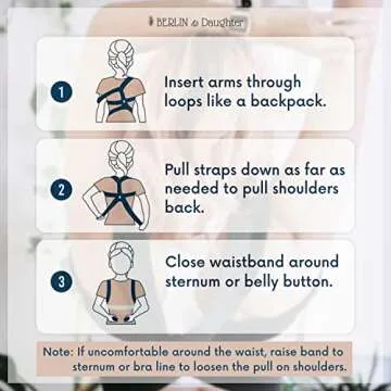 Adjustable Breathable Posture Corrector Brace for Men & Women