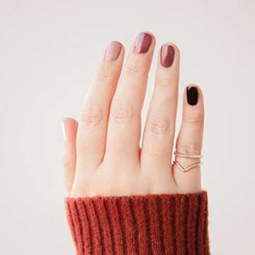 100% PURE Zero 20-Free Nail Polish Dune Try Me Long Wear Breathable Vibrant Color Less 20 Common Toxic Ingredients Dusty-Pink Nude Natural Based Care & Paint - Vegan, Cruelty-Free