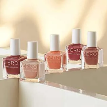 100% PURE Zero 20-Free Nail Polish Dune Try Me Long Wear Breathable Vibrant Color Less 20 Common Toxic Ingredients Dusty-Pink Nude Natural Based Care & Paint - Vegan, Cruelty-Free