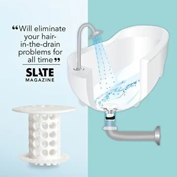 TubShroom Drain Protector Hair Catcher for Clog-Free Showers