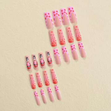 Valentine's Day Press On Nails - Elegant & Ready to Wear