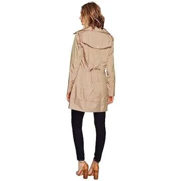 Stylish Cole Haan Women's Packable Rain Jacket - Chic Protection