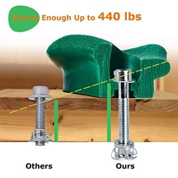 SSBRIGHT Sets of 25 Multi-Colored Kids&Adults Large Rock Climbing Holds Climbing Rocks for Outdoor I...