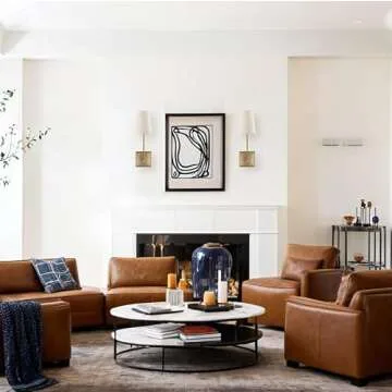 Generic Wall Lights for Living Room, Modern Linen Shade with Metal Frame Sconce, 4.75 w x 6.5 d x 15.5 h (Brass)