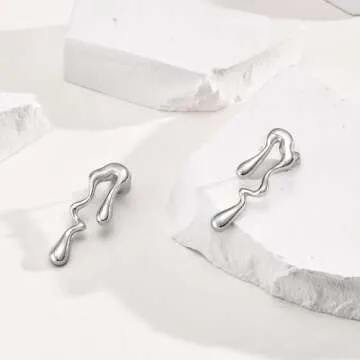 Stylish Gold Stud Earrings for Women | Hypoallergenic Jewelry