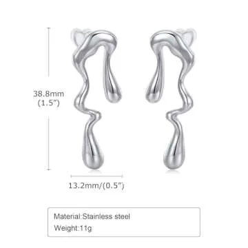 Stylish Gold Stud Earrings for Women | Hypoallergenic Jewelry