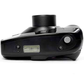 Canon Sure Shot Zoom-S 35mm Point and Shoot Film Camera SAF Canon with Zoom Lens 38-60mm. Built-in F...