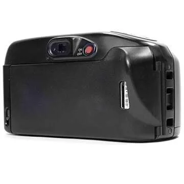 Canon Sure Shot Zoom-S 35mm Point and Shoot Film Camera SAF Canon with Zoom Lens 38-60mm. Built-in Flash and film rewinder as well as counter. (Renewed)