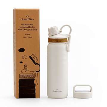 GrandTies Stainless Steel Water Bottle for All Occasions