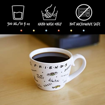 Paladone Friends Sayings Coffee Mug - Perfect for Fans