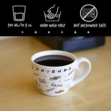Paladone Friends Sayings Coffee Mug - Perfect for Fans