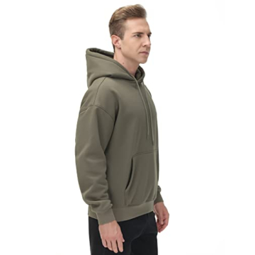 Comfortable Men's Fleece Pullover Hoodie with Pockets