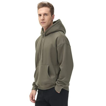 Comfortable Men's Fleece Pullover Hoodie with Pockets