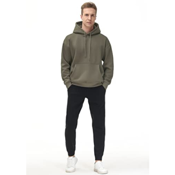 Comfortable Men's Fleece Pullover Hoodie with Pockets