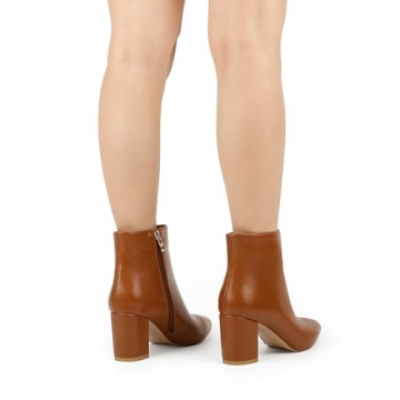 JOY IN LOVE Ankle Boots: Stylish Block Heels for Women