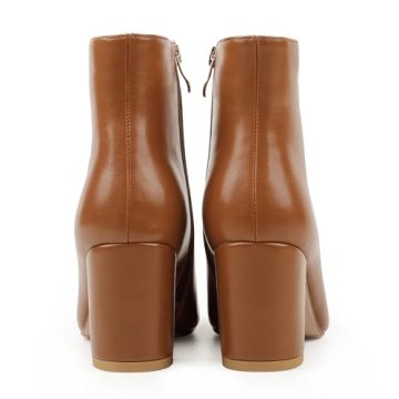 JOY IN LOVE Ankle Boots: Stylish Block Heels for Women