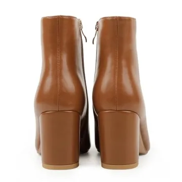 JOY IN LOVE Ankle Boots: Stylish Block Heels for Women