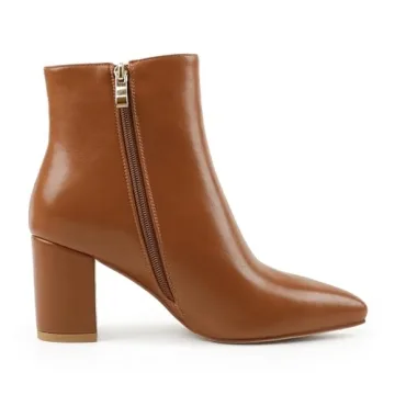 JOY IN LOVE Ankle Boots: Stylish Block Heels for Women
