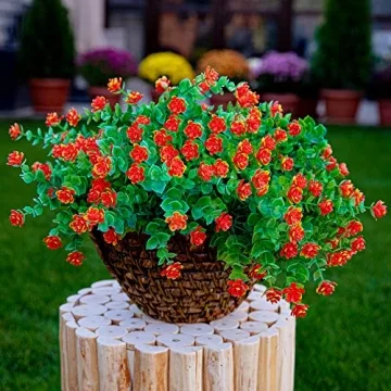 Lifelike UV Resistant Artificial Flowers for Home Decor