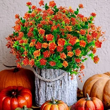 Lifelike UV Resistant Artificial Flowers for Home Decor