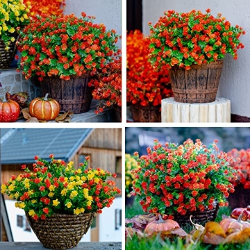 Lifelike UV Resistant Artificial Flowers for Home Decor