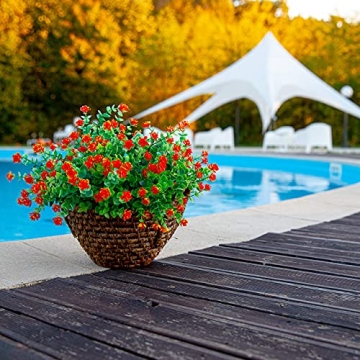 Lifelike UV Resistant Artificial Flowers for Home Decor