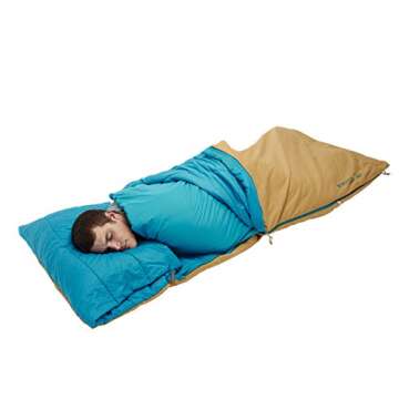 Kelty Revival Sleeping Bag for Comfort & Wilderness Adventures