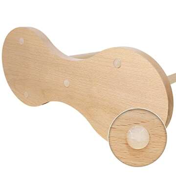 Wooden Yarn Holder Dispenser with Crochet Accessories