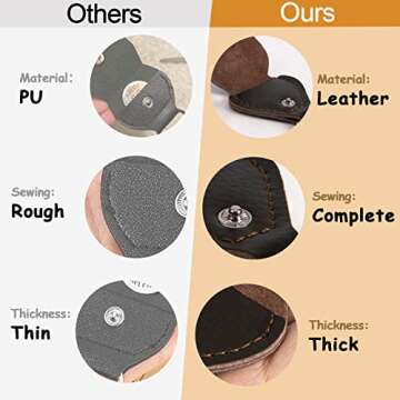 Qunrwe Pocket Hug Token & Leather Keychain,Thinking of You Gifts for Women,Miss You Gift,I Love You ...