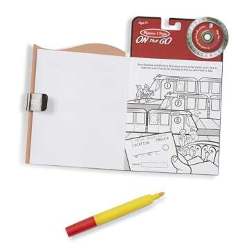 Melissa & Doug On the Go Secret Decoder Activity Book - The Case of the Runaway Ruby