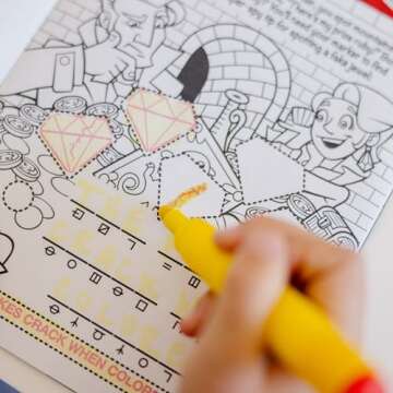 Melissa & Doug On the Go Secret Decoder Activity Book - The Case of the Runaway Ruby