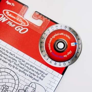 Melissa & Doug On the Go Secret Decoder Activity Book - The Case of the Runaway Ruby