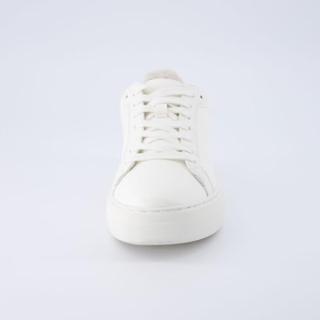 CUSHIONAIRE ROC Women’s Vegan White Sneakers for Comfort