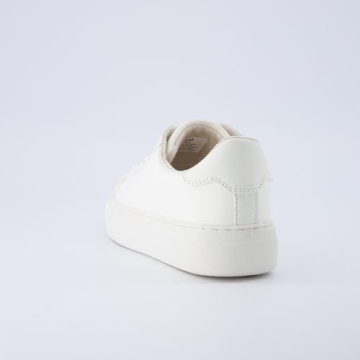 CUSHIONAIRE ROC Women’s Vegan White Sneakers for Comfort