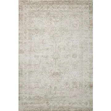 Loloi Amber Lewis x Honora Ivory/Natural 3'-9" x 5'-9" Accent Rug