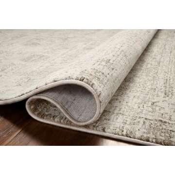 Loloi Amber Lewis x Honora Ivory/Natural 3'-9" x 5'-9" Accent Rug