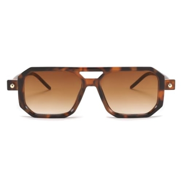 FEISEDY Retro Vintage 70s Aviator Sunglasses for Everyone