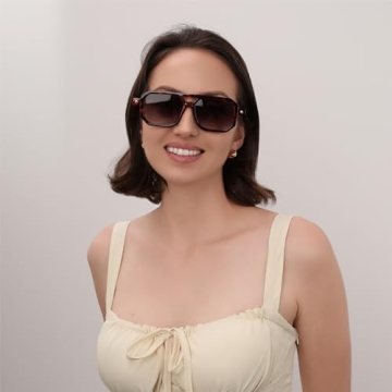 FEISEDY Retro Vintage 70s Aviator Sunglasses for Everyone