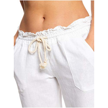 Roxy Women's Oceanside Pant, Sea Salt, Medium