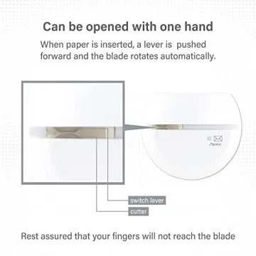 Asmix Electric Letter Opener - Safe Envelope Opening Tool