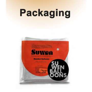 SUWEN 40 Inch White Large 1 Balloon Number Big Foil Helium Number Balloons 0-9 Giant Jumbo Happy 1st Birthday Party Decorations for Boy or Girl Huge Mylar Anniversary Party Supplies