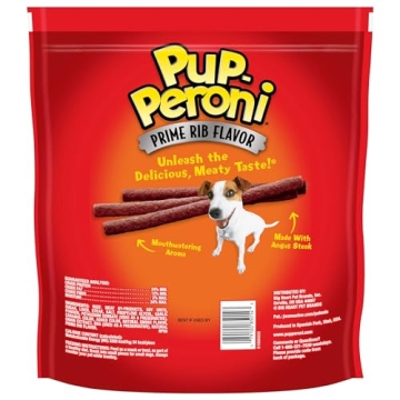 Delicious Pup-Peroni Dog Treats with Real Steak