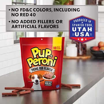 Delicious Pup-Peroni Dog Treats with Real Steak