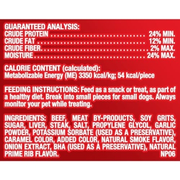 Delicious Pup-Peroni Dog Treats with Real Steak